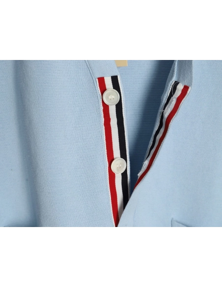 Thom Browne Double Sleeves Web Armband Cardigan Sweater,Thom Browne,TB-01241215