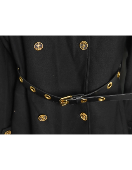 Louis Vuitton wool belt long trench coat,Louis Vuitton,LV-18241215