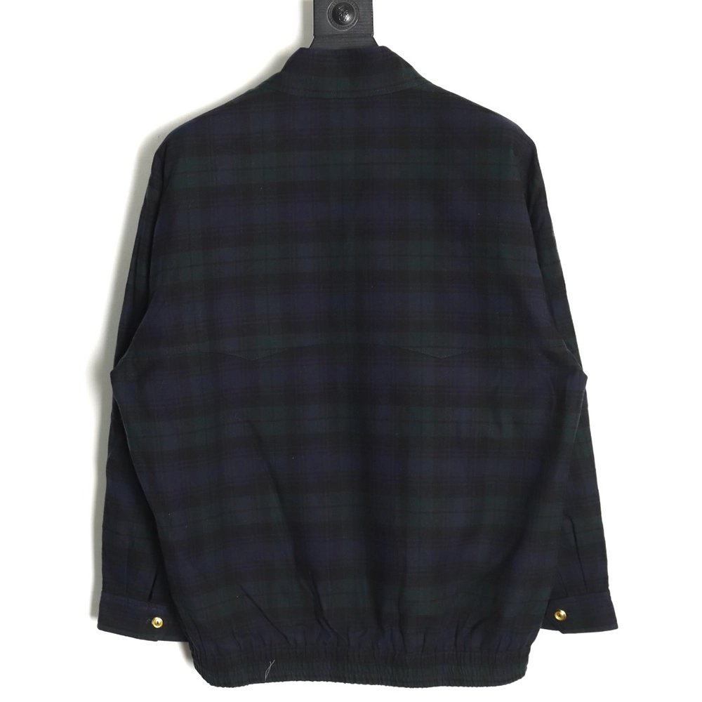 Miu Miu embroidered monogram check jacket,Miu Miu,MIU-07241215