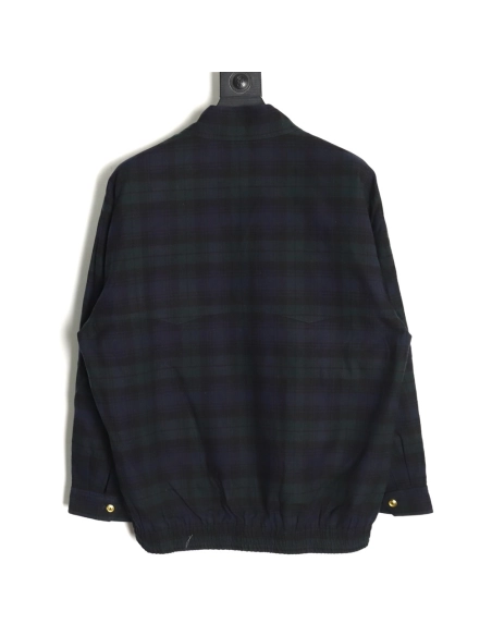 Miu Miu embroidered monogram check jacket,Miu Miu,MIU-07241215