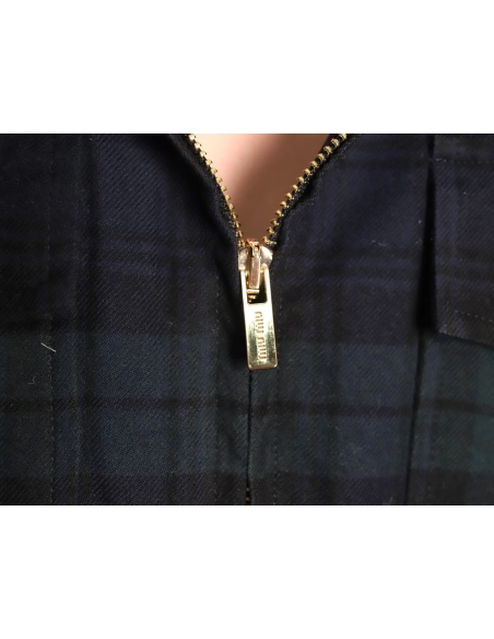 Miu Miu embroidered monogram check jacket,Miu Miu,MIU-07241215