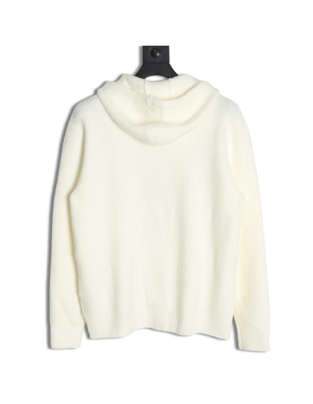 Miu Miu logo embroidered zipup hooded sweater,Miu Miu,MIU-20241215