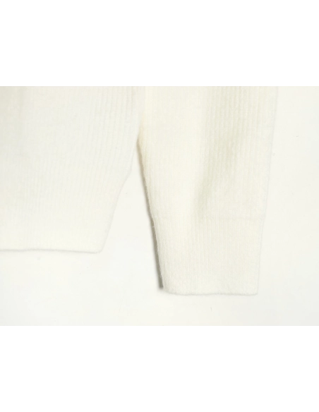 Miu Miu logo embroidered zipup hooded sweater,Miu Miu,MIU-20241215