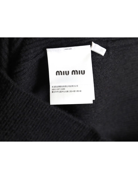 Miu Miu logo embroidered zipup hooded sweater,Miu Miu,MIU-21241215