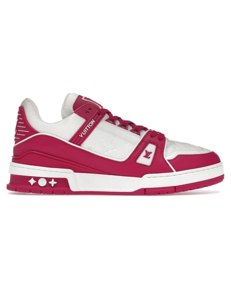 Louis Vuitton Trainer Low White Fuchsia,Louis Vuitton Trainer,LOUIS VUITTON Sneakers,Other Brand Sneakers