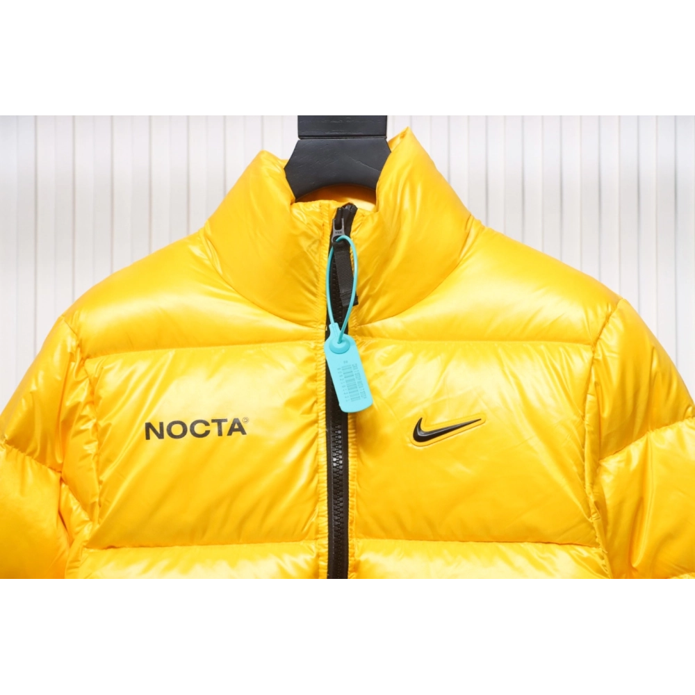 Nike X Drake Nocta Puffer Jacket Yellow ,Nike Jacket,Jacket,APPAREL