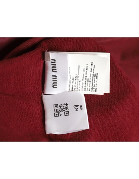 Miu Miu washed gradient print Polo sweatshirt,Miu Miu