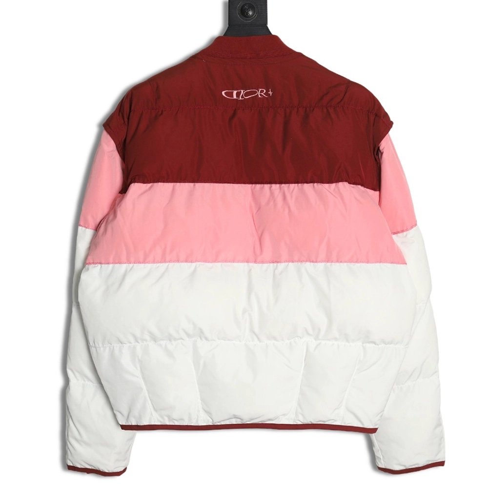 Dior embroidered removable sleeve cotton jacket,Dior