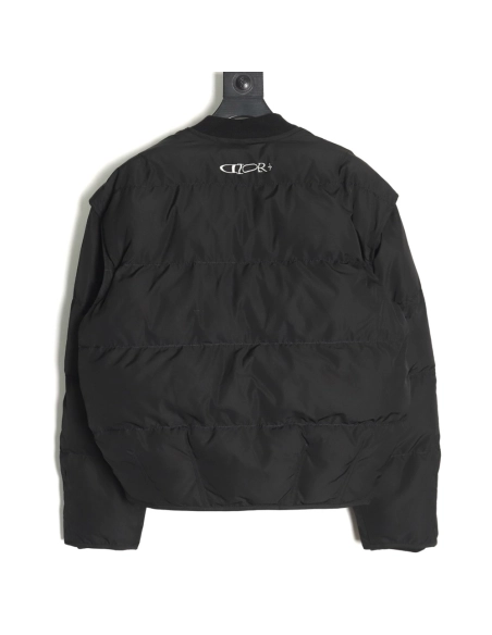 Dior embroidered removable sleeve cotton jacket TSK1,Dior