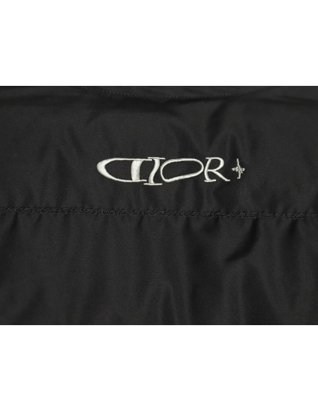 Dior embroidered removable sleeve cotton jacket TSK1,Dior
