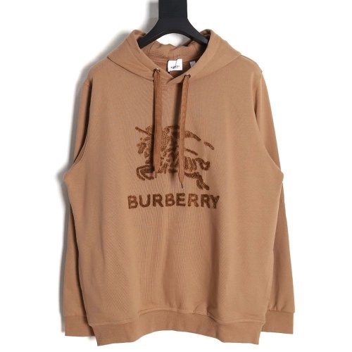 Burberry Towel Embroidered War Horse Hooded Sweatshirt TSK1,Burberry