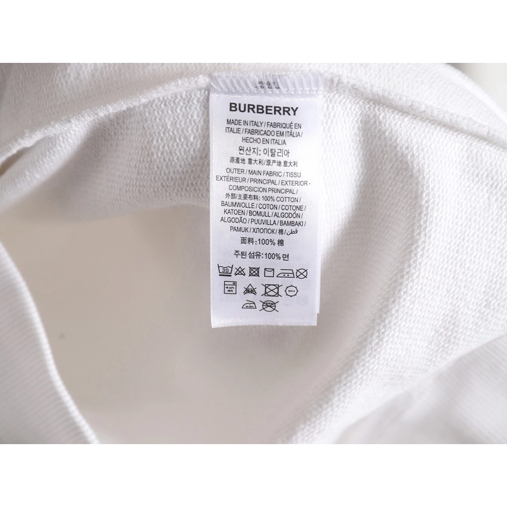 Burberry embroidered teddy bear hooded sweatshirt,Burberry