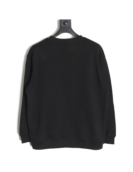 Gucci embroidered Double G letter logo crew neck sweatshirt TSK1,Gucci