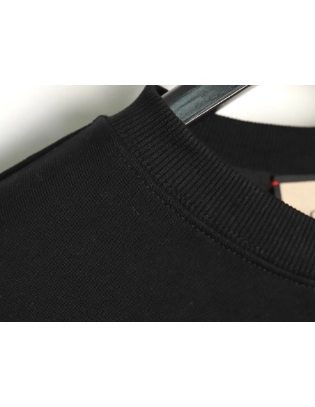 Gucci embroidered Double G letter logo crew neck sweatshirt TSK1,Gucci