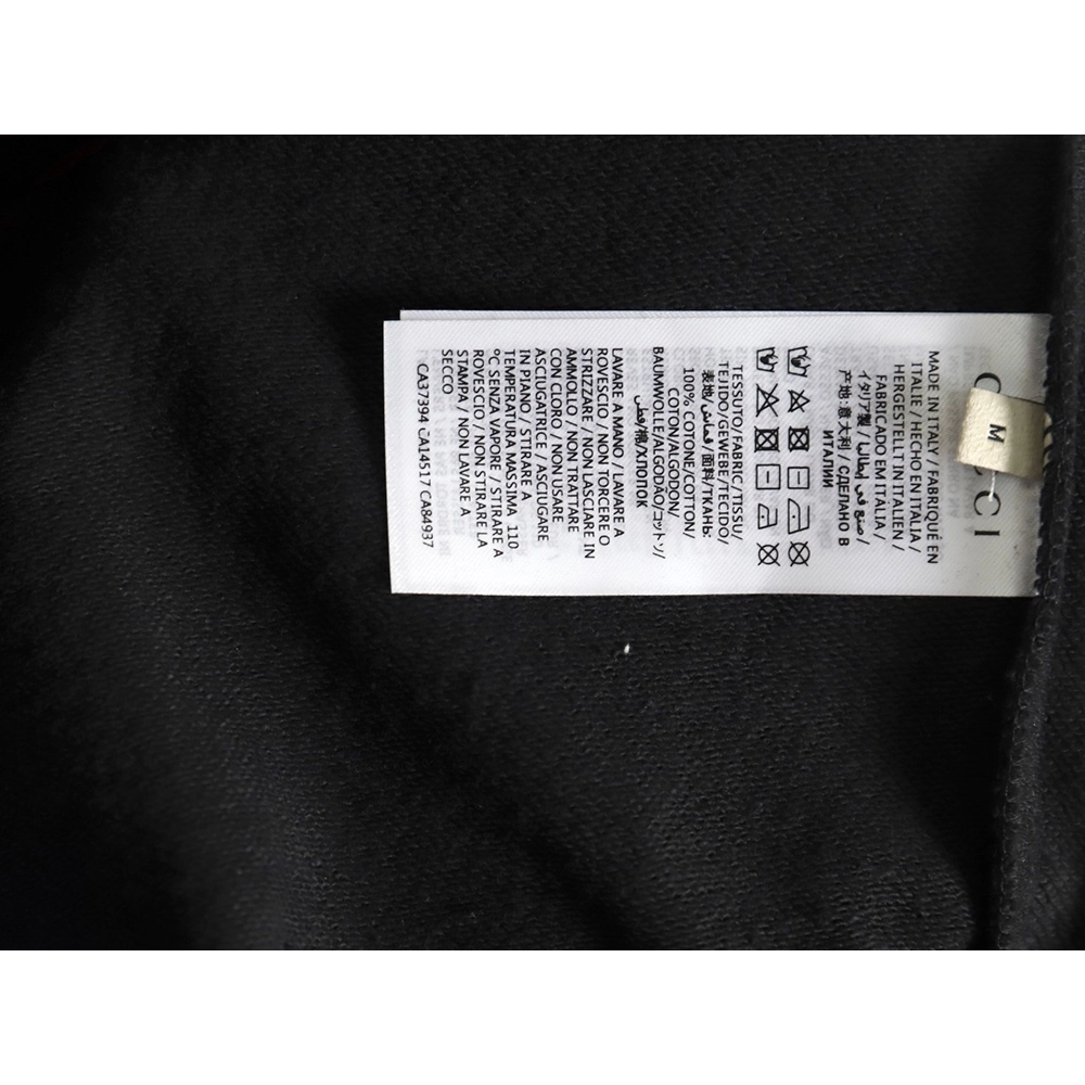 Gucci embroidered Double G letter logo crew neck sweatshirt TSK1,Gucci