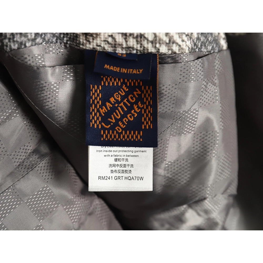 Louis Vuitton rhombus collarless jacket,Louis Vuitton