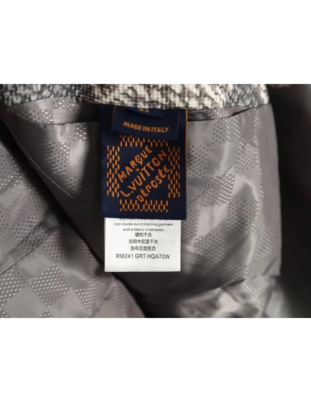Louis Vuitton rhombus collarless jacket,Louis Vuitton