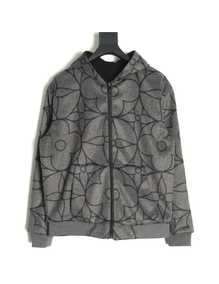 Louis Vuitton all over printed jacquard reversible jacket,Louis Vuitton