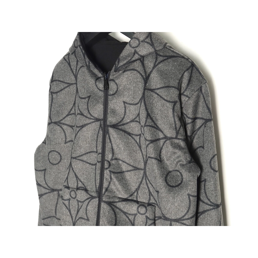 Louis Vuitton all over printed jacquard reversible jacket,Louis Vuitton