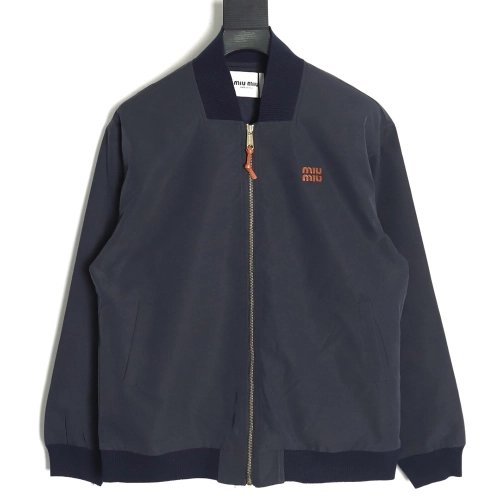 Miu Miu Panama cotton blend bomber jacket,Miu Miu