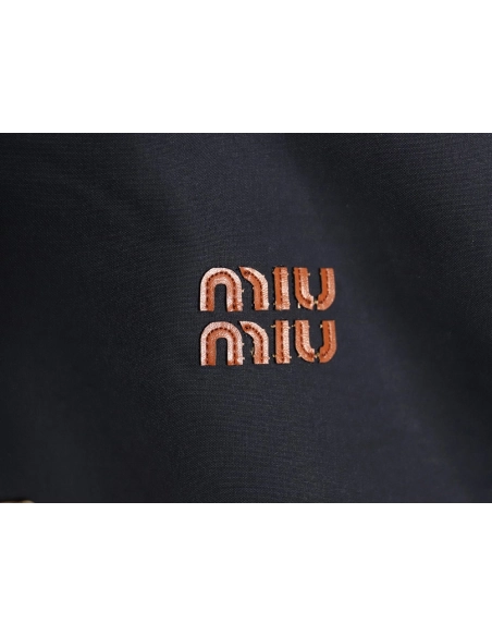 Miu Miu Panama cotton blend bomber jacket,Miu Miu