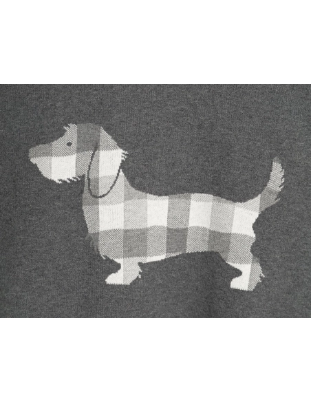 Thom Browne Limited Edition Puppy Crew Neck Sweater,Thom Browne Sweatshirt,Sweatshirt,,Low Price High quality,Free Shipping to F