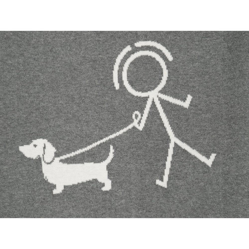 Thom Browne Dog Walking Cardigan,Thom Browne Sweatshirt,Sweatshirt,,Low Price High quality,Free Shipping to France