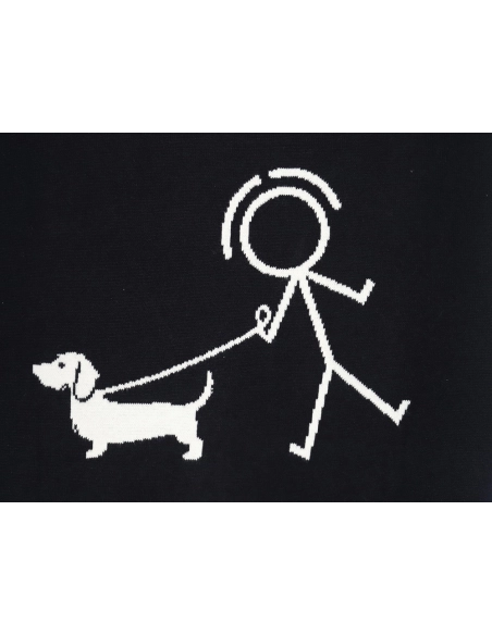 Thom Browne Dog Walking Cardigan,Thom Browne Sweatshirt,Sweatshirt,,Low Price High quality,Free Shipping to France