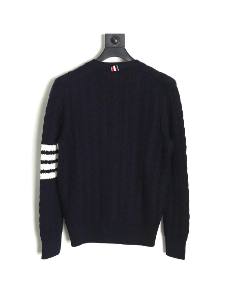 Thom Browne fourstrip cable cardigan,Thom Browne Sweatshirt,Sweatshirt,,Low Price High quality,Free Shipping to France