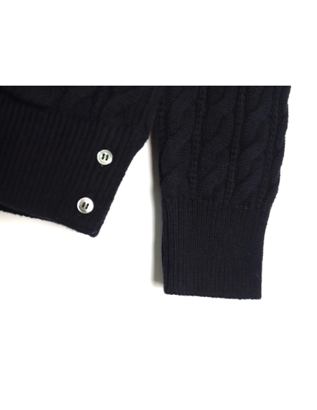 Thom Browne fourstrip cable cardigan,Thom Browne Sweatshirt,Sweatshirt,,Low Price High quality,Free Shipping to France