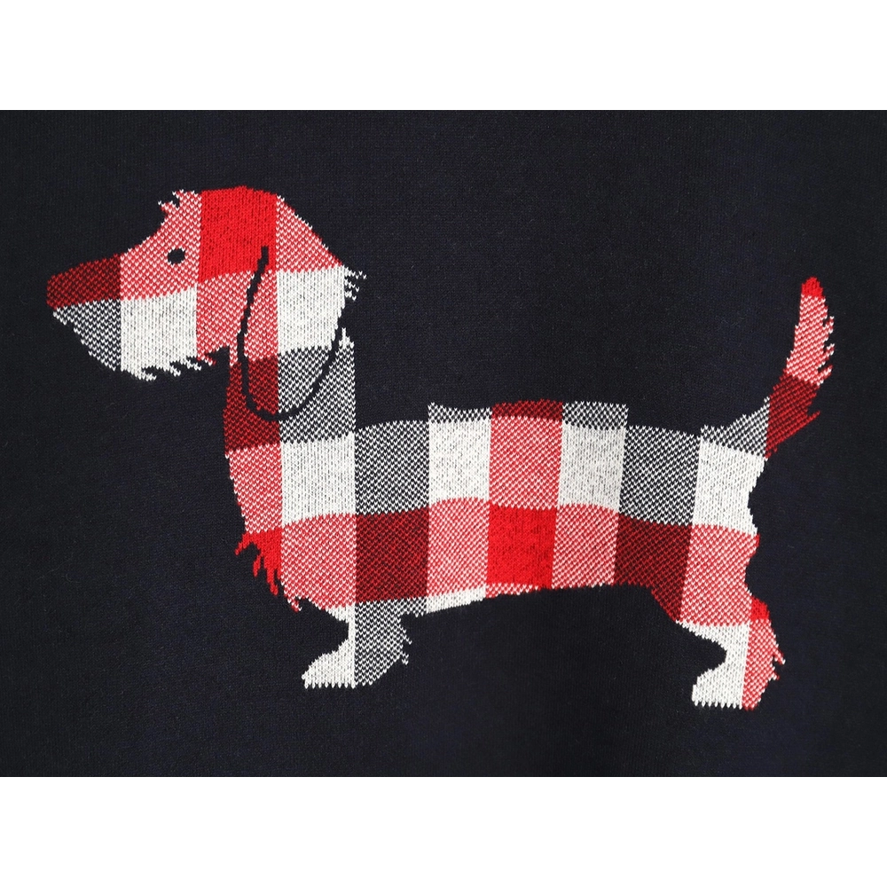 Thom Browne Limited Edition Puppy Crew Neck Sweater,Thom Browne Sweatshirt,Sweatshirt,,Low Price High quality,Free Shipping to F