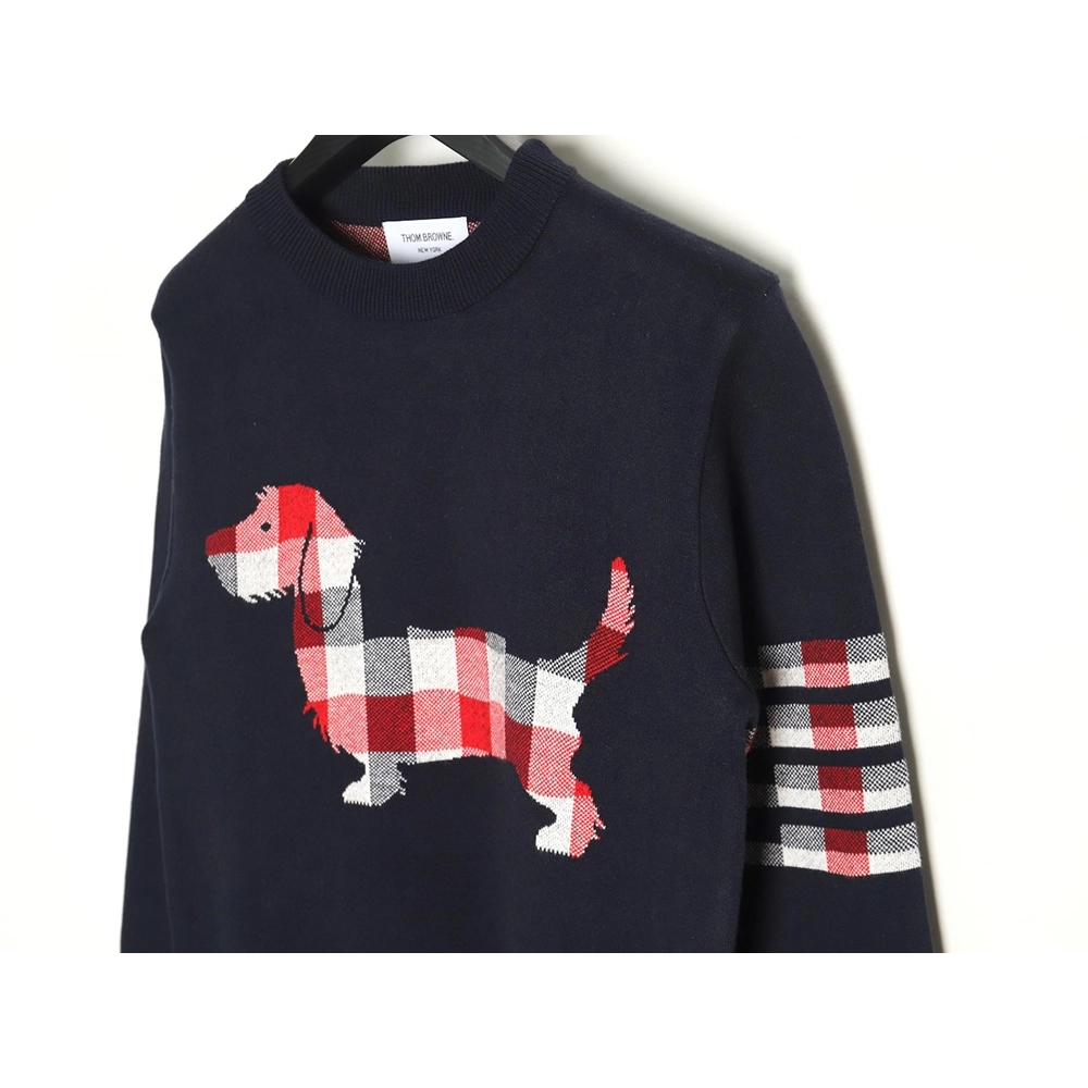 Thom Browne Limited Edition Puppy Crew Neck Sweater,Thom Browne Sweatshirt,Sweatshirt,,Low Price High quality,Free Shipping to F