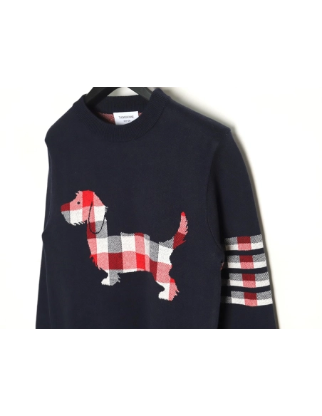 Thom Browne Limited Edition Puppy Crew Neck Sweater,Thom Browne Sweatshirt,Sweatshirt,,Low Price High quality,Free Shipping to F