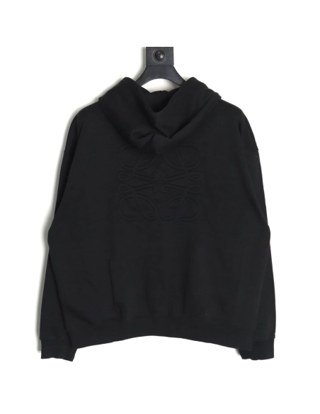 Loewe embossed back embossed large logo zipper hooded jacket,Loewe Jacket,Jacket,,Low Price High quality,Free Shipping to France