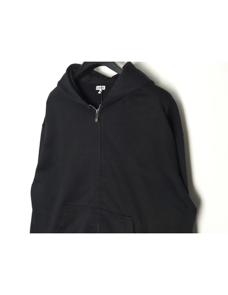 Loewe embossed back embossed large logo zipper hooded jacket,Loewe Jacket,Jacket,,Low Price High quality,Free Shipping to France