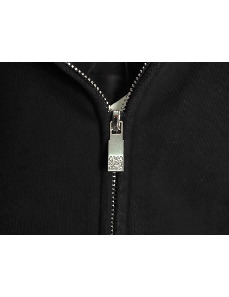 Loewe embossed back embossed large logo zipper hooded jacket,Loewe Jacket,Jacket,,Low Price High quality,Free Shipping to France
