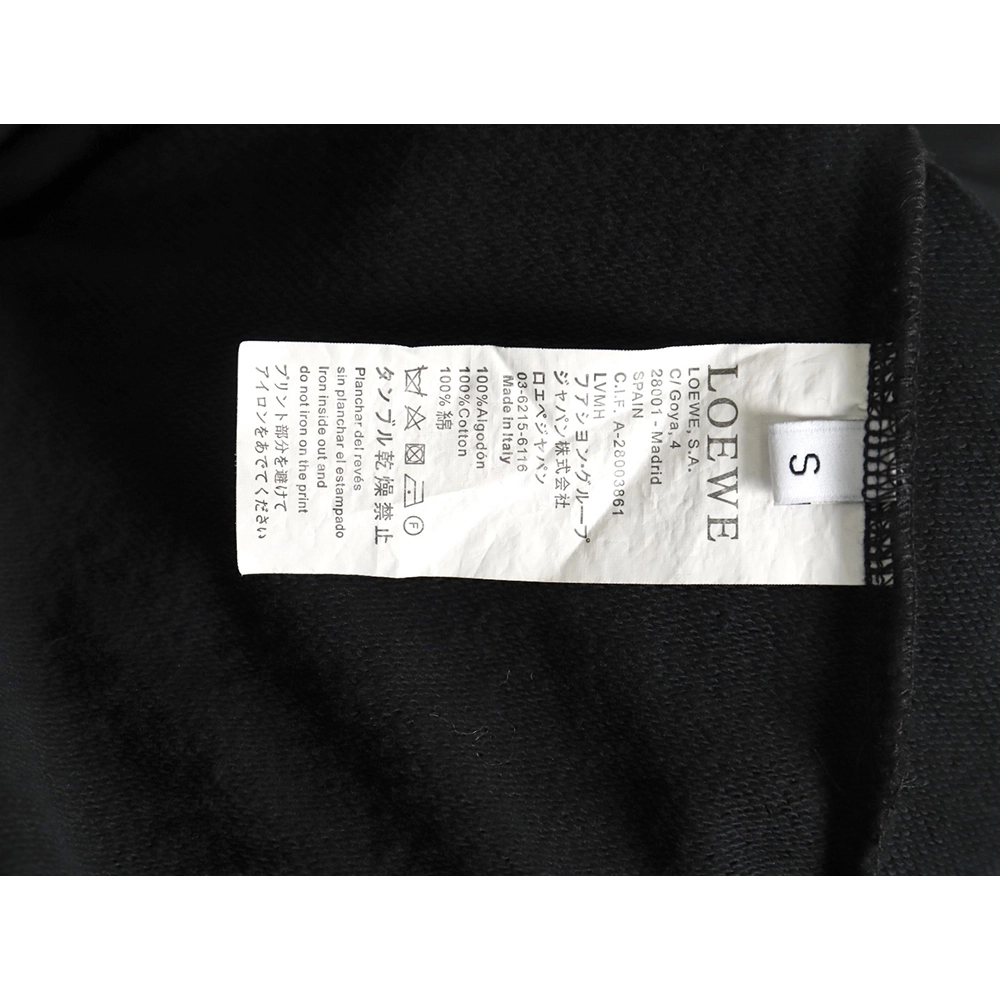 Loewe embossed back embossed large logo zipper hooded jacket,Loewe Jacket,Jacket,,Low Price High quality,Free Shipping to France