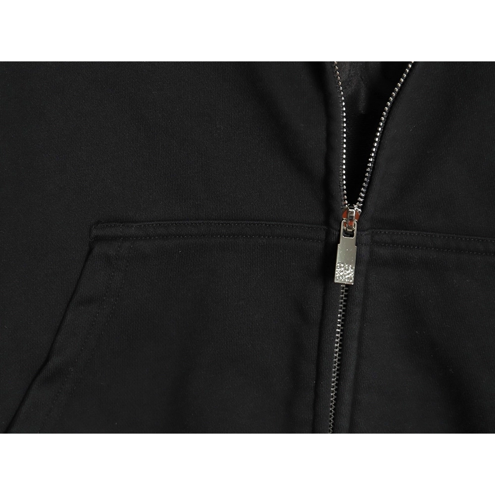 Loewe embossed back embossed large logo zipper hooded jacket,Loewe Jacket,Jacket,,Low Price High quality,Free Shipping to France