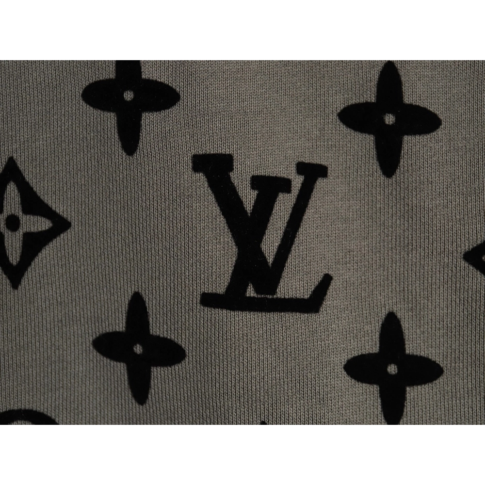 Louis Vuitton Monogram Flocked Print Hoodie,Louis Vuitton Hoodie,Hoodie,,Low Price High quality,Free Shipping to France