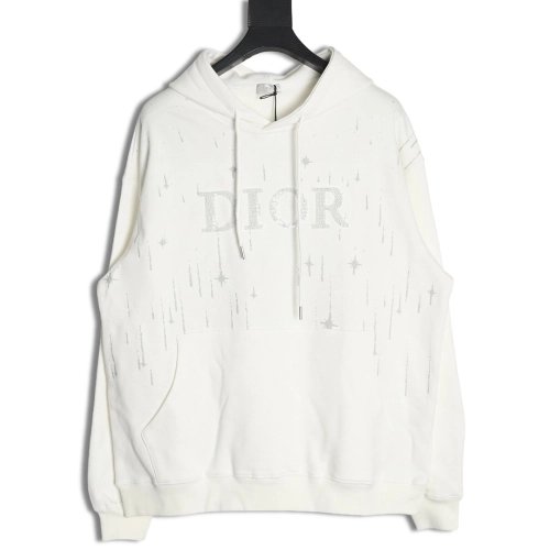 Dior shooting star embroidered lettering hoodie,Dior Hoodie,Hoodie,,Low Price High quality,Free Shipping to France