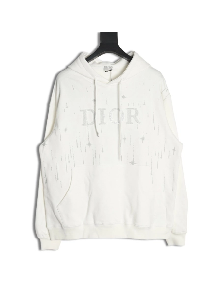 Dior shooting star embroidered lettering hoodie,Dior Hoodie,Hoodie,,Low Price High quality,Free Shipping to France