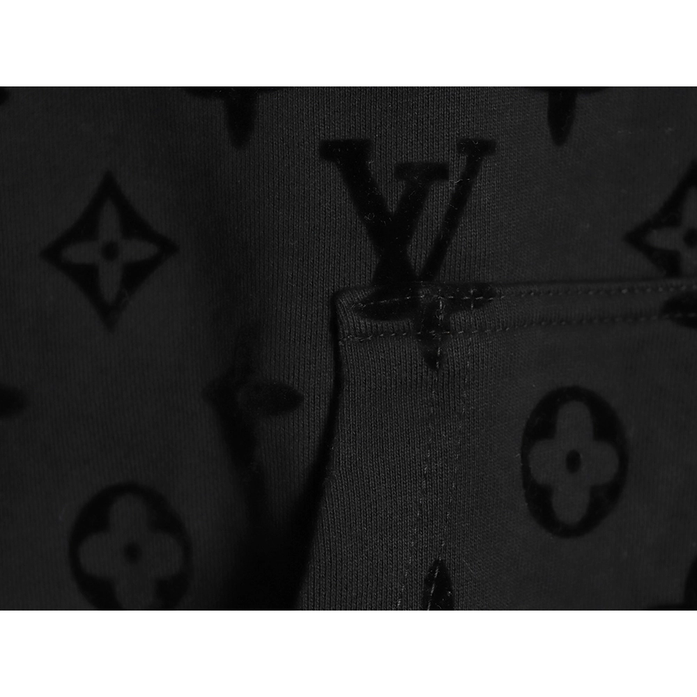 Louis Vuitton Monogram Flocked Print Hoodie,Louis Vuitton Hoodie,Hoodie,,Low Price High quality,Free Shipping to France