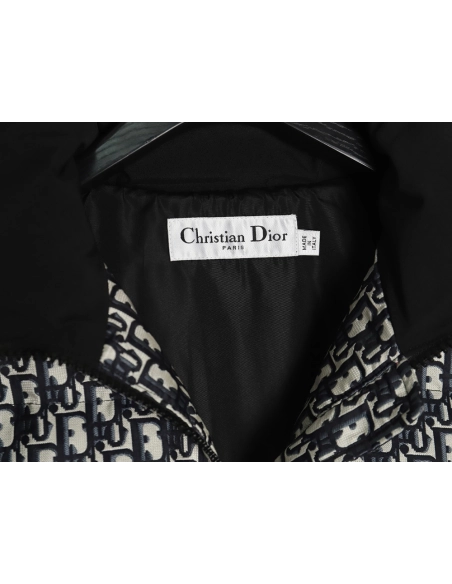 Dior all over print monogram jacquard stand collar waisted cotton jacket,Dior Jacket,Jacket,,Low Price High quality,Free Shippin