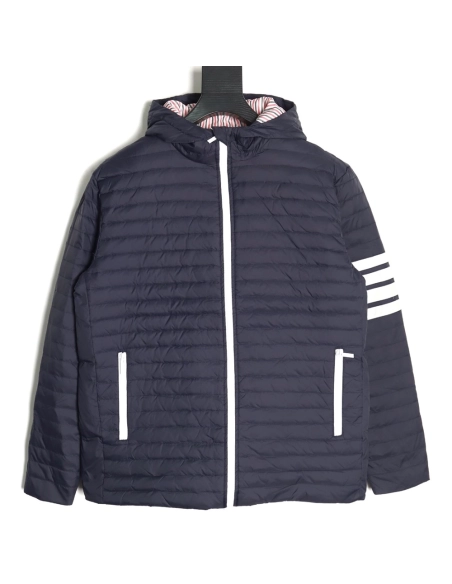 Thom Browne Casual FourBar Padded Jacket,Thom Browne Jacket,Jacket,APPAREL