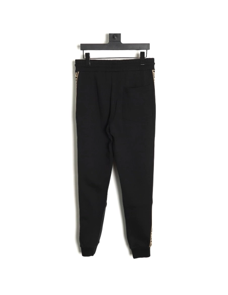 Fendi small eye embroidered double F ribbon sweatpants,Fendi Trousers,CASUAL PANTS,APPAREL