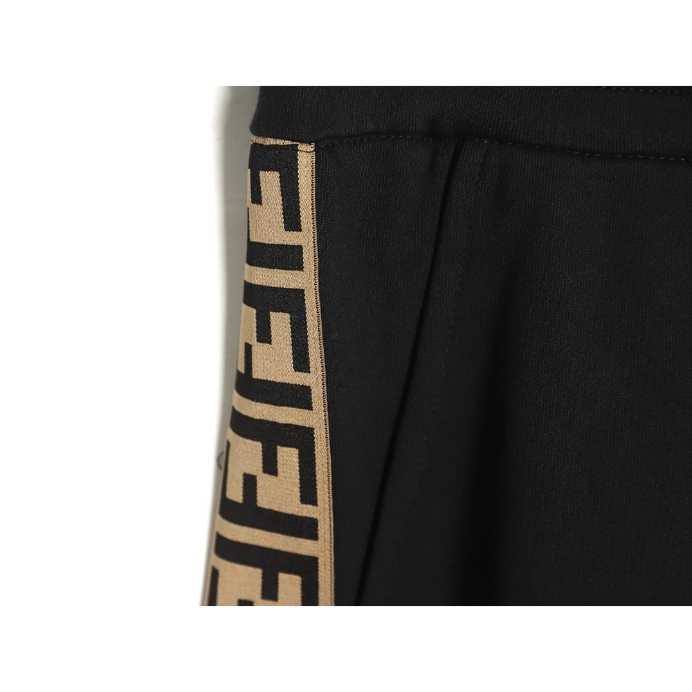 Fendi small eye embroidered double F ribbon sweatpants,Fendi Trousers,CASUAL PANTS,APPAREL