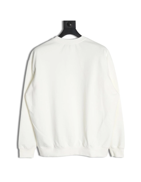 Balenciaga x Adidas Trefoil print crew neck sweatshirt,Balenciaga Sweatshirt,Sweatshirt,APPAREL