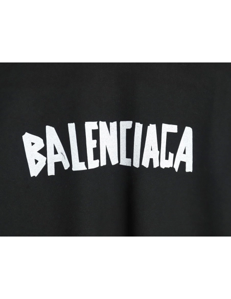 Balenciaga Mixed LOGO Print Lettering Crew Neck Sweatshirt,Balenciaga Sweatshirt,Sweatshirt,APPAREL