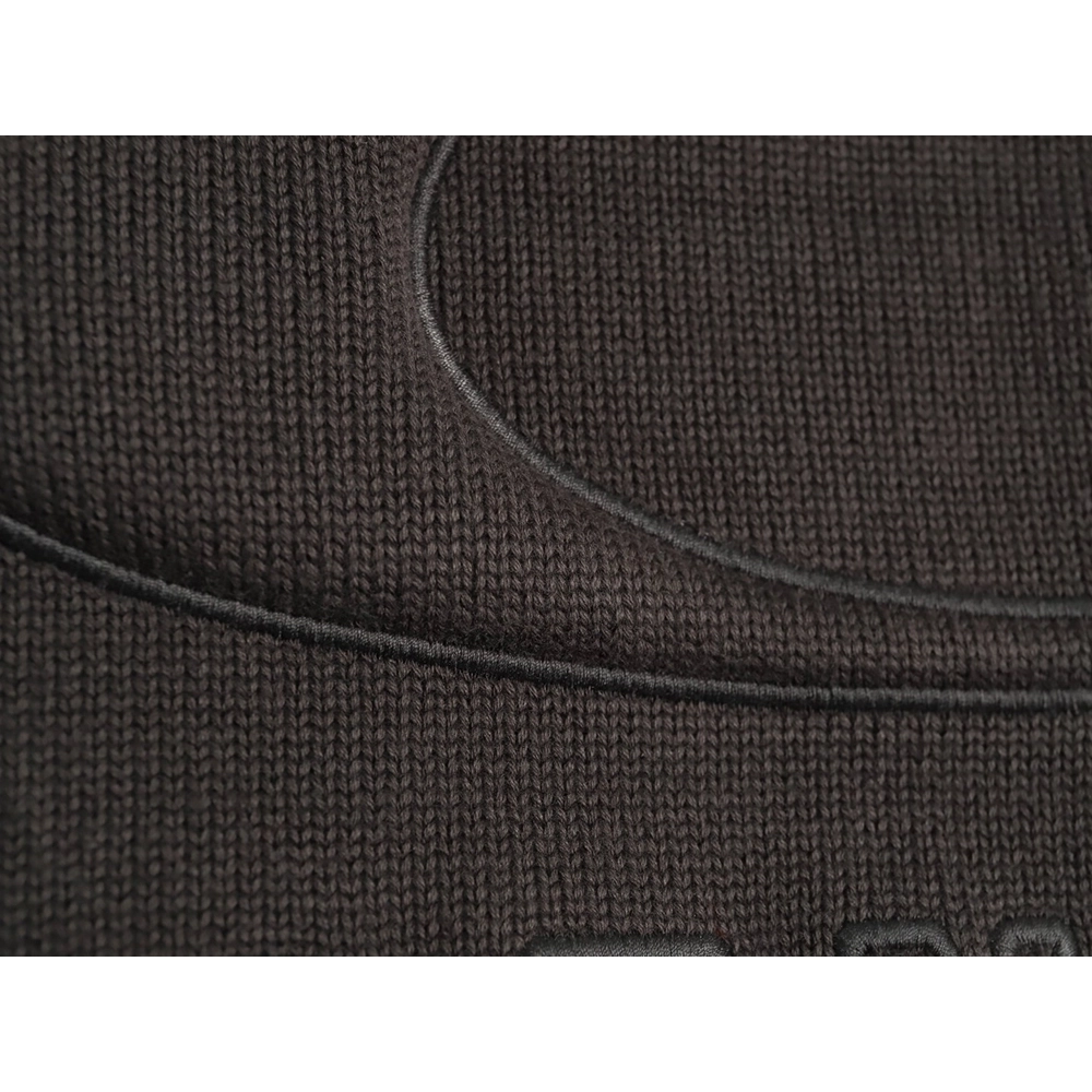 Balenciaga embossed threedimensional lettering hole knit sweater,Balenciaga Sweatshirt,Sweatshirt,APPAREL