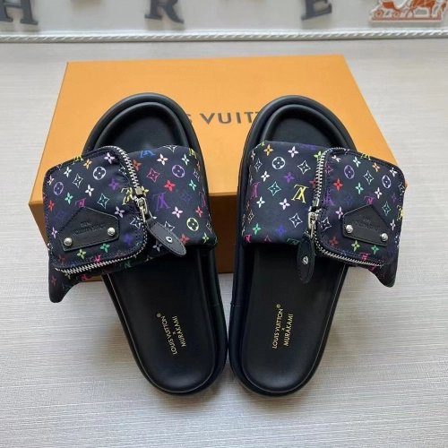 Louis Vuitton TM Pool Pillow Flat Comfort Mule,Louis Vuitton Slides